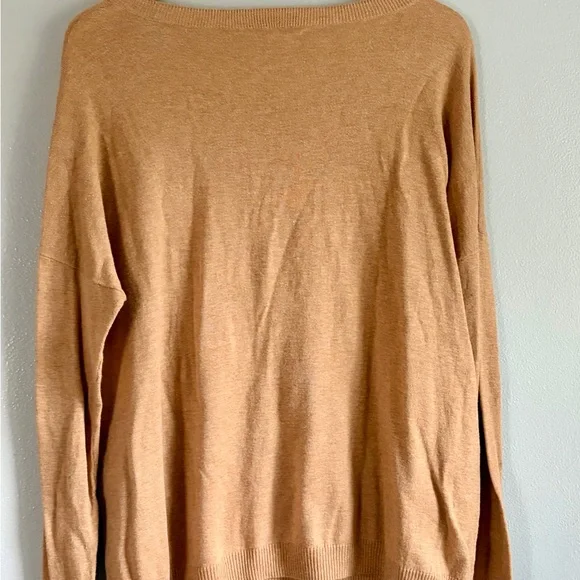 Madewell Tan Zebra Crew‎ Neck Sweater - Picture 2 of 3